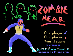 Zombie Near Title Screen